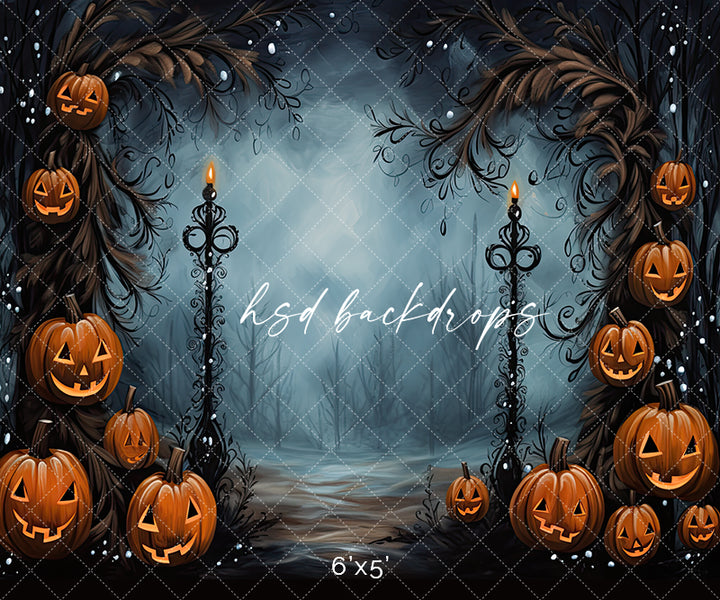 Spooky Halloween Themed Backdrop for Photography