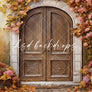 Romantic Autumn Door - HSD Photography Backdrops