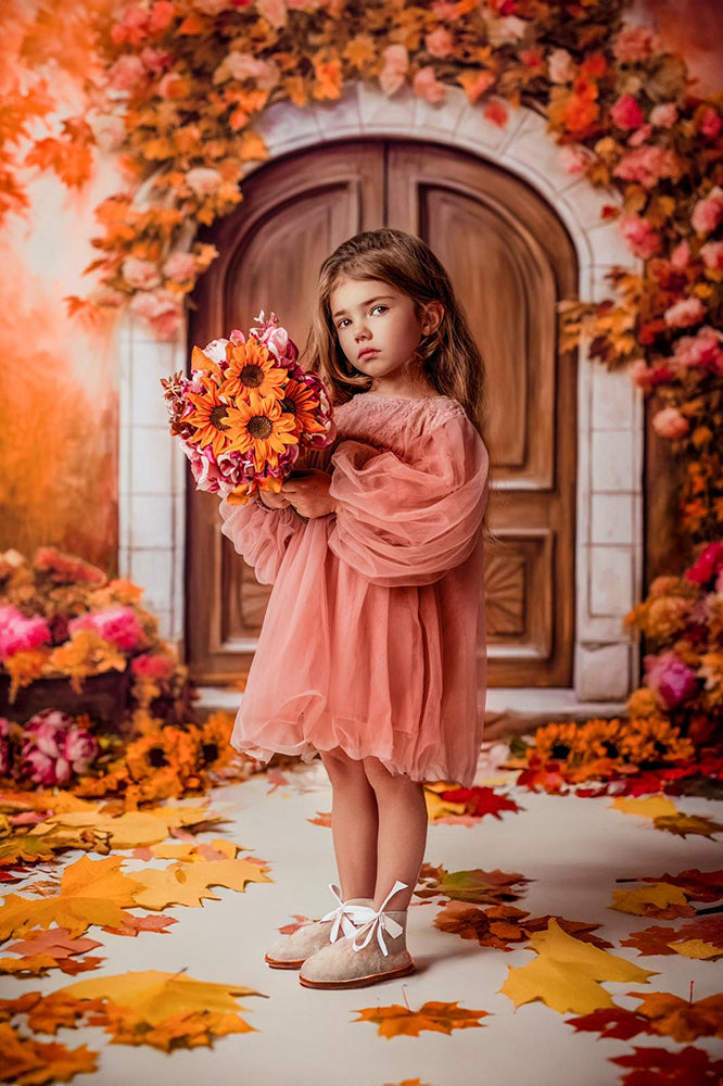 Romantic Autumn Door - HSD Photography Backdrops