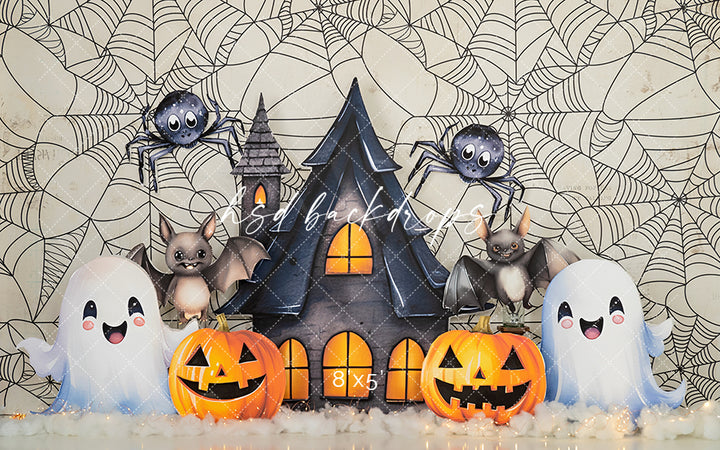 Cute Halloween Characters - HSD Photography Backdrops