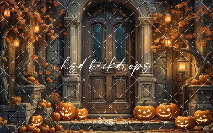 Dark Autumn Door (sweep options) - HSD Photography Backdrops