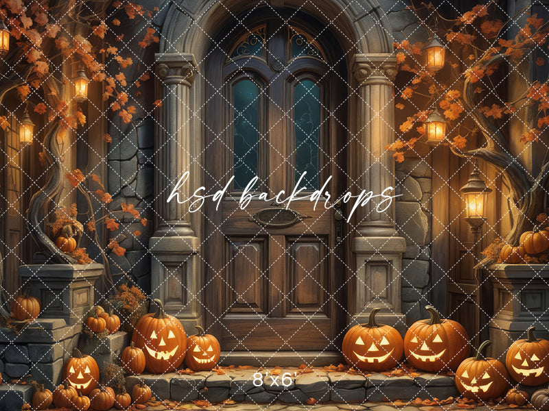 Dark Autumn Door (sweep options) - HSD Photography Backdrops