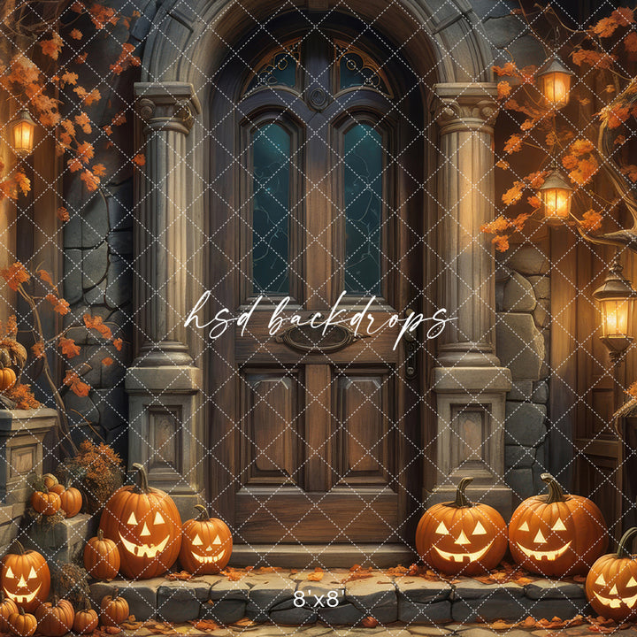 Dark Autumn Door (sweep options) - HSD Photography Backdrops