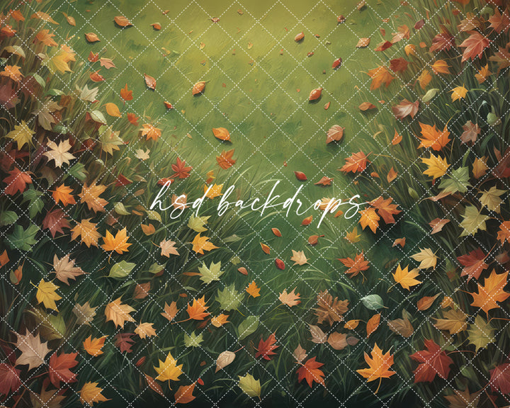 Autumn Grass Floor Mat - HSD Photography Backdrops