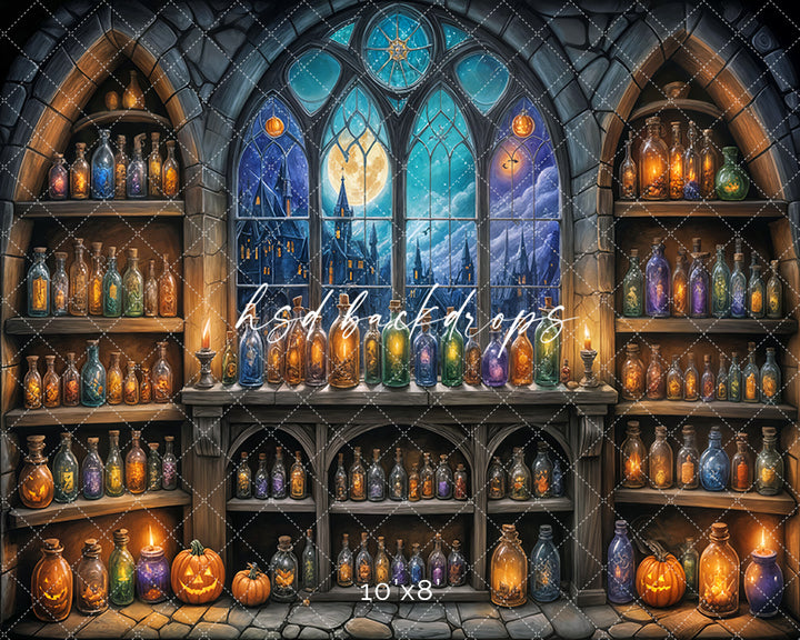 Potion Shop (sweep options) - HSD Photography Backdrops