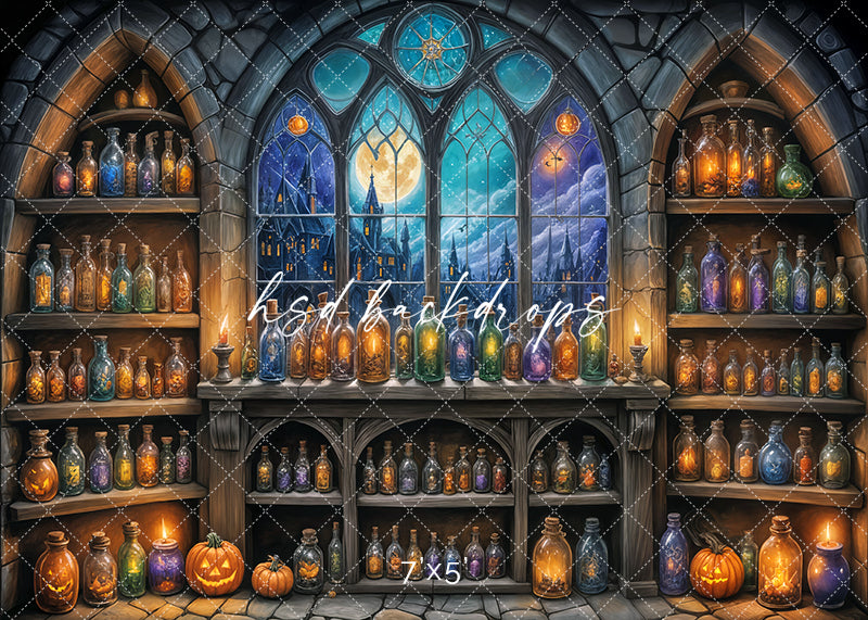 Potion Shop (sweep options) - HSD Photography Backdrops