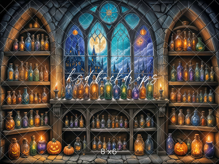 Potion Shop (sweep options) - HSD Photography Backdrops