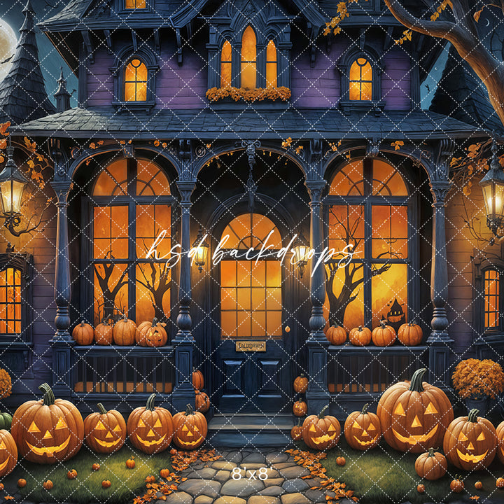 Haunted Cottage (sweep options) - HSD Photography Backdrops