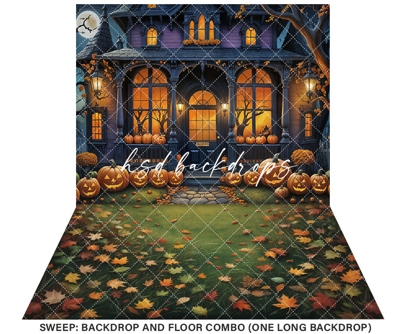 Haunted Cottage (sweep options) - HSD Photography Backdrops