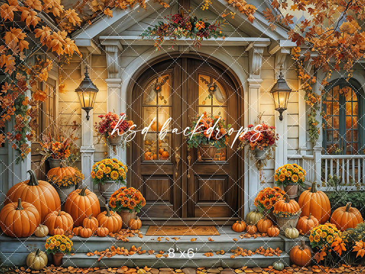 Elegant Autumn Porch (sweep options) - HSD Photography Backdrops
