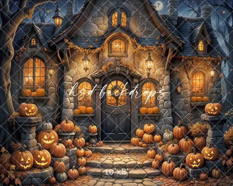 Wicked Witch's Cottage (sweep options) - HSD Photography Backdrops