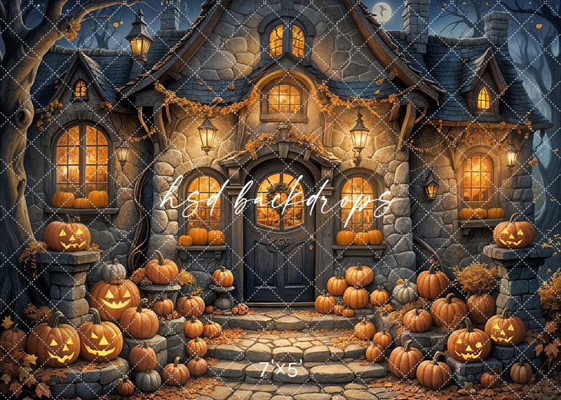Wicked Witch's Cottage (sweep options) - HSD Photography Backdrops