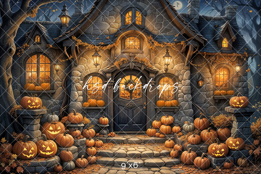 Wicked Witch's Cottage (sweep options) - HSD Photography Backdrops