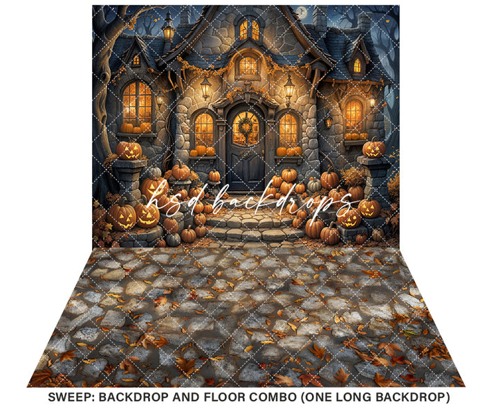 Wicked Witch's Cottage (sweep options) - HSD Photography Backdrops