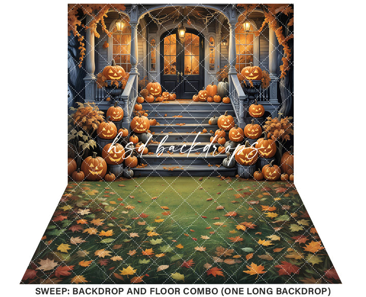 Haunted House Stairs (sweep options) - HSD Photography Backdrops