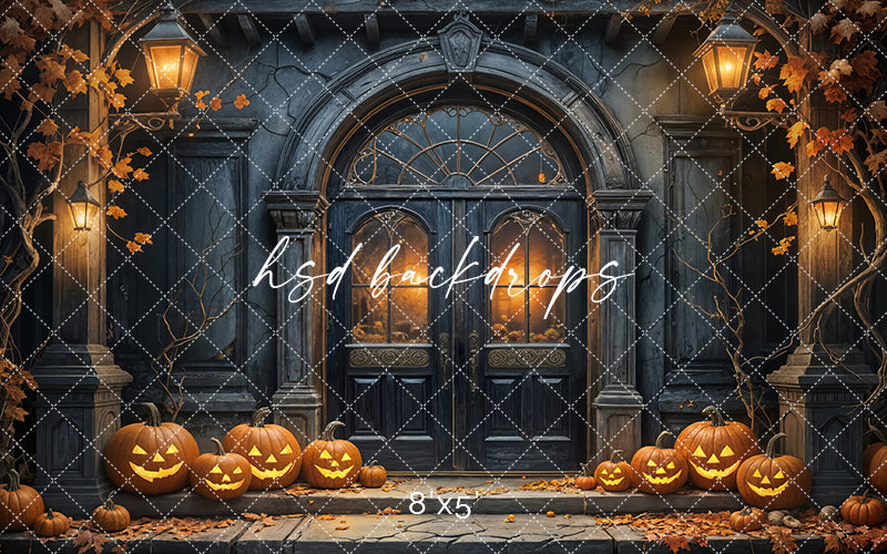 Haunted House Door (sweep options) - HSD Photography Backdrops
