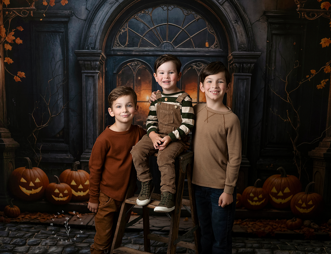 Haunted House Door (sweep options) - HSD Photography Backdrops