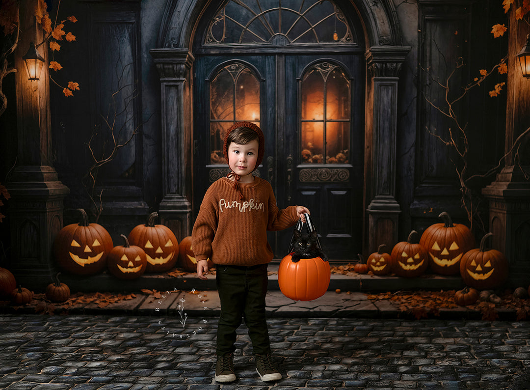 Haunted House Door (sweep options) - HSD Photography Backdrops