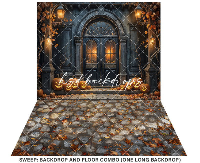 Haunted House Door (sweep options) - HSD Photography Backdrops