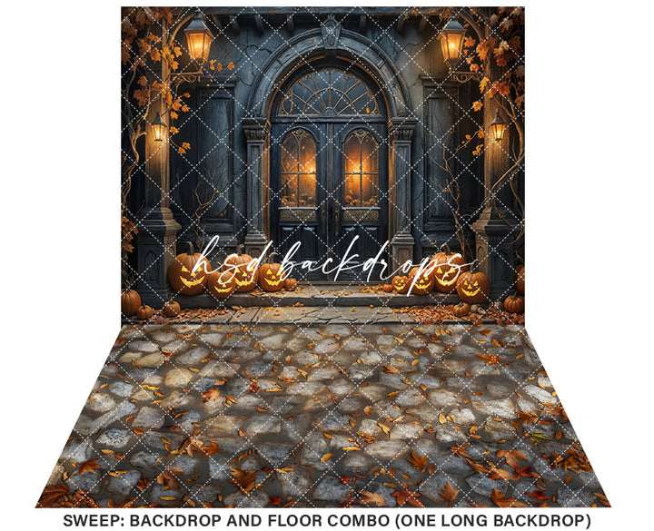 Haunted House Door (sweep options) - HSD Photography Backdrops
