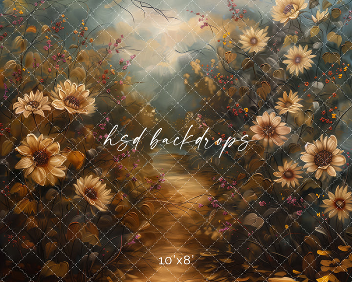 Wild Sunflowers (sweep options) - HSD Photography Backdrops
