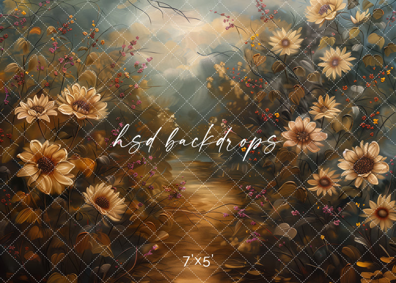 Wild Sunflowers (sweep options) - HSD Photography Backdrops