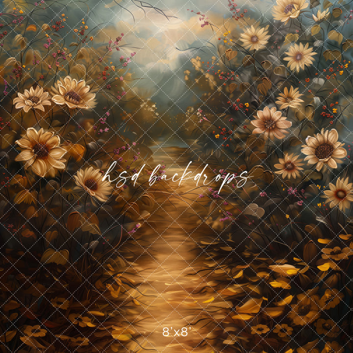 Wild Sunflowers (sweep options) - HSD Photography Backdrops