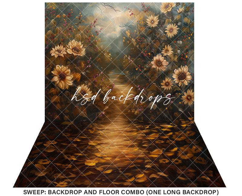 Wild Sunflowers (sweep options) - HSD Photography Backdrops