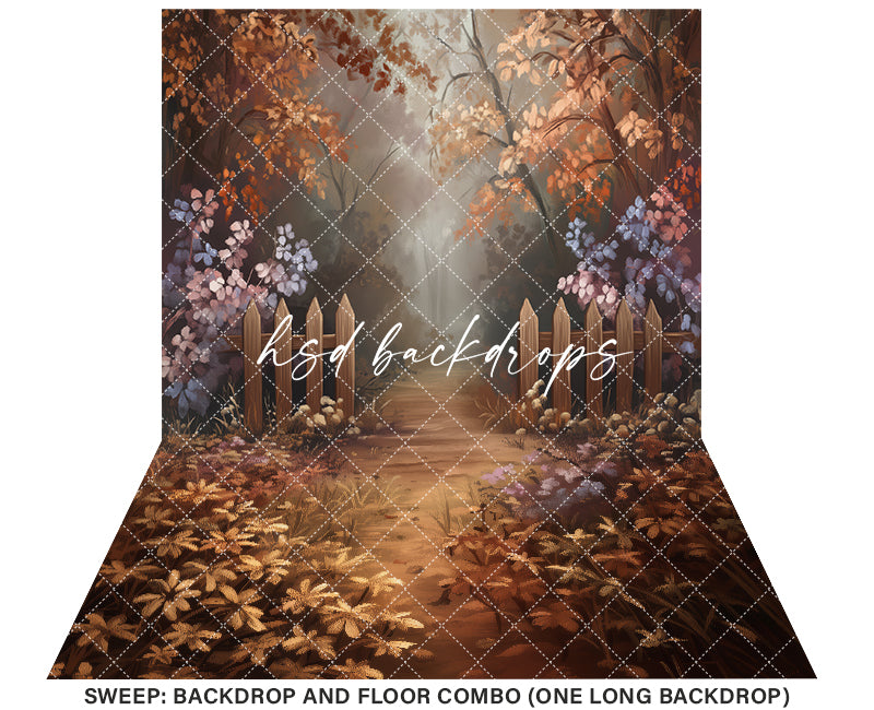 Enchanted Autumn Forest (sweep options) - HSD Photography Backdrops