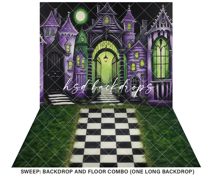 Ghost with the Most Village (sweep options) - HSD Photography Backdrops
