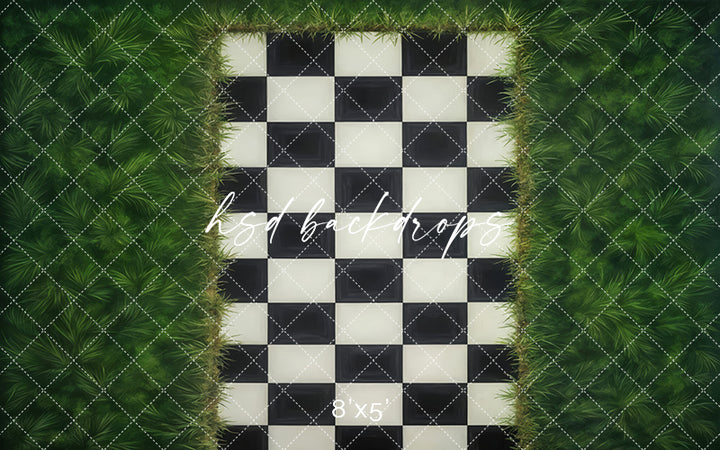 Checkered Pathway (sweep options) - HSD Photography Backdrops