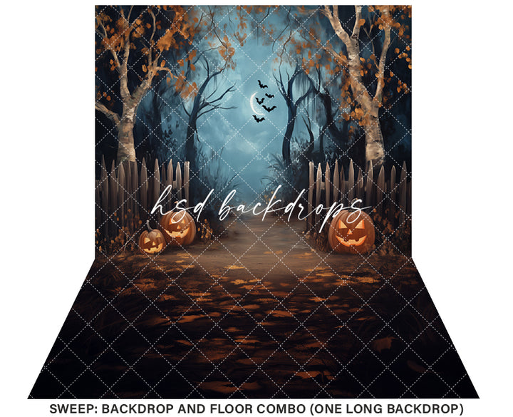 Halloween Forest Entrance - HSD Photography Backdrops