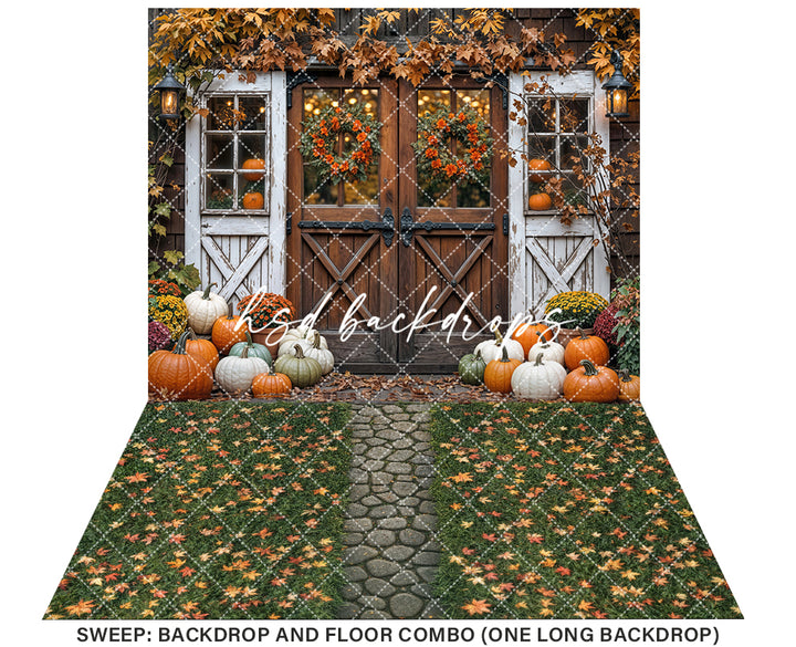 Bountiful Autumn Barn Doors (sweep options)