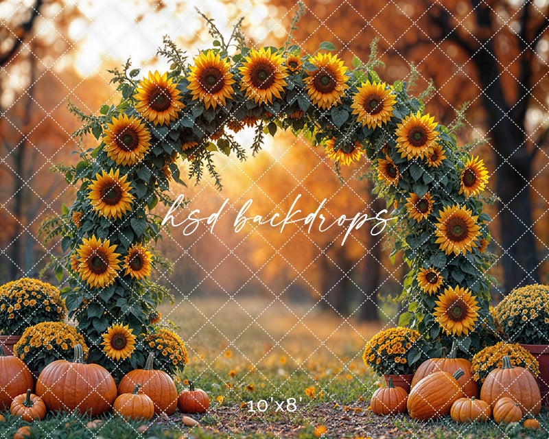 Autumn Sunflower Arch (sweep options)