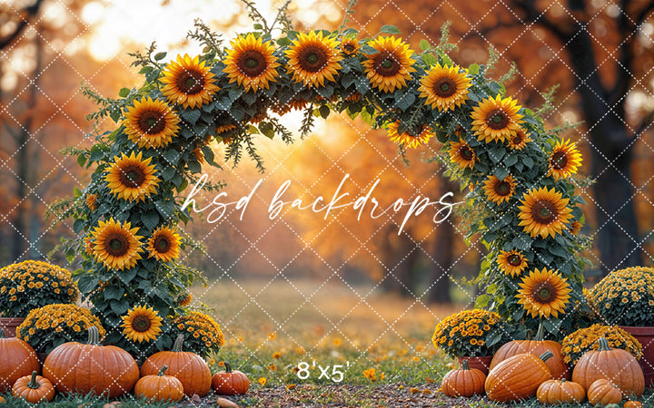 Autumn Sunflower Arch (sweep options)