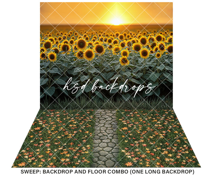 Sunflower Field Sunset (sweep options)