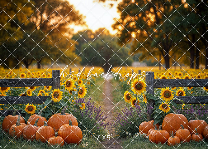 Pumpkin & Sunflower Path (sweep options)