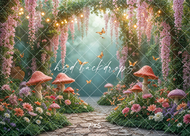 Whimsical Walkway (sweep options) - HSD Photography Backdrops