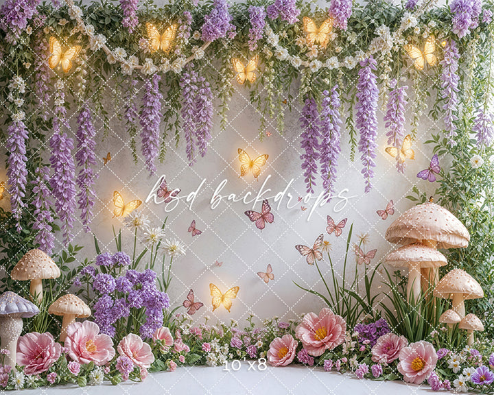 Glowing Butterflies - HSD Photography Backdrops