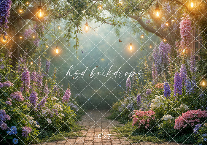 Wisteria Walkway (sweep options) - HSD Photography Backdrops
