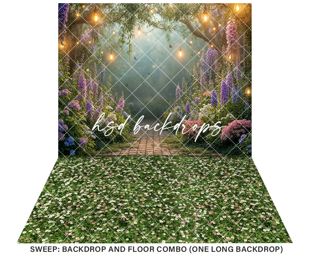 Wisteria Walkway (sweep options) - HSD Photography Backdrops