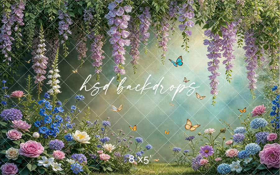 Fairytale Flora (sweep options) - HSD Photography Backdrops