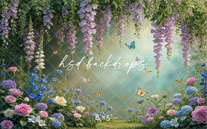 Fairytale Flora (sweep options) - HSD Photography Backdrops