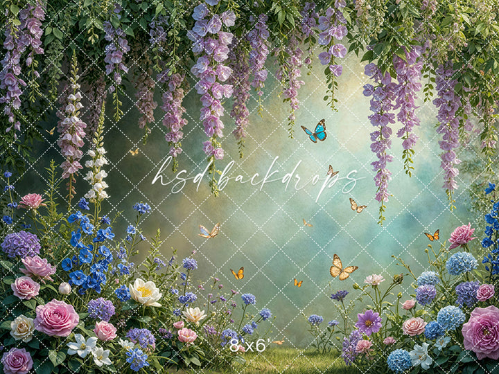 Fairytale Flora (sweep options) - HSD Photography Backdrops