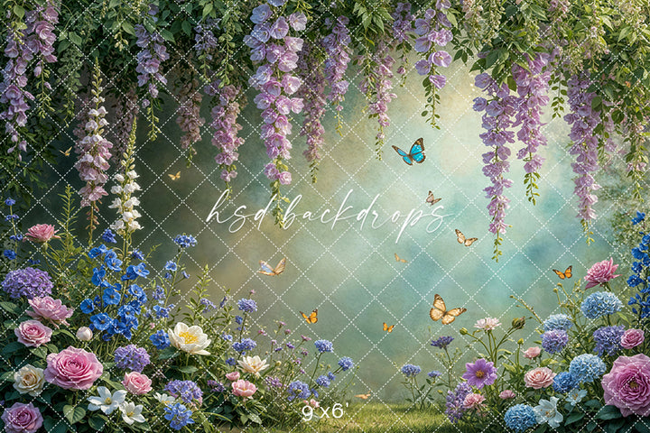 Fairytale Flora (sweep options) - HSD Photography Backdrops