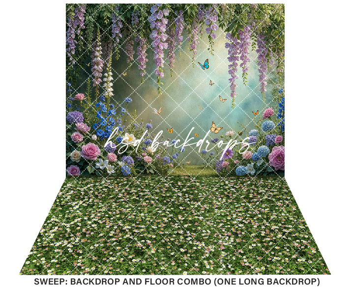 Fairytale Flora (sweep options) - HSD Photography Backdrops