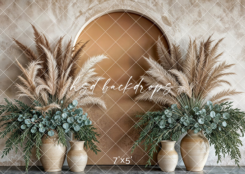 Potted Pampas - HSD Photography Backdrops