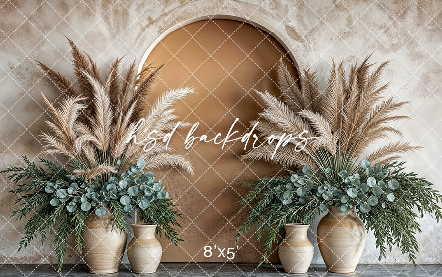 Potted Pampas - HSD Photography Backdrops