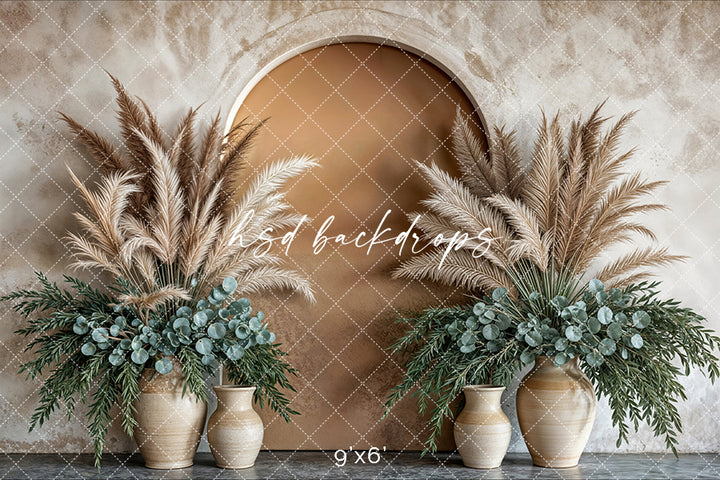 Potted Pampas - HSD Photography Backdrops