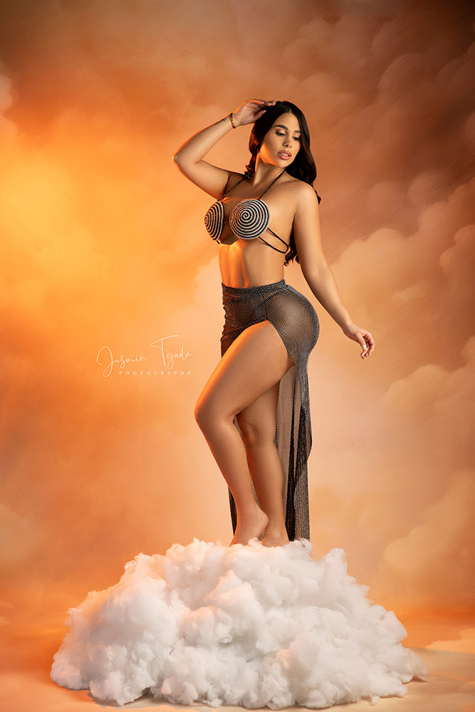 Cloudy Skies - Beige - HSD Photography Backdrops